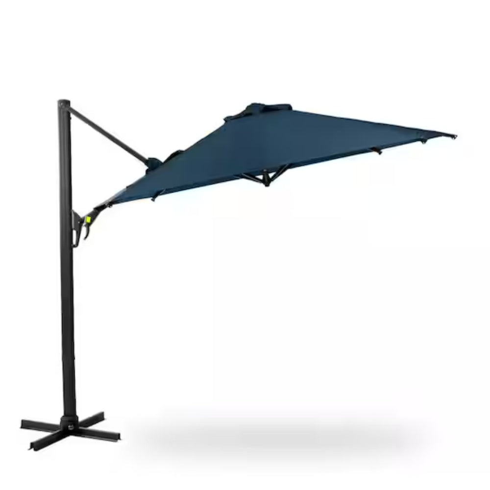 English Elm 10 Ft Square Cantilever Patio Umbrella Upf 50 Plus Polyester Canopy 360 Rotation B082P454954