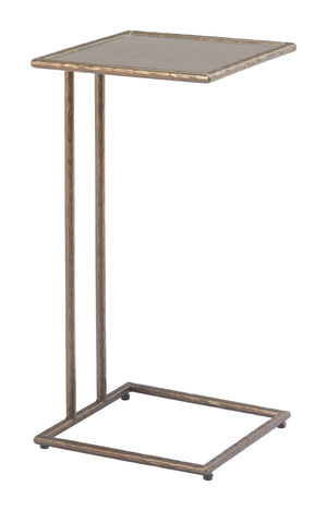 Zuo Modern Ringen Side Table Bronze - Modern Glass & Steel Design For Stylish Living Spaces And Minimalist Decor Bronze Glass,Steel 110534-zuo-modern