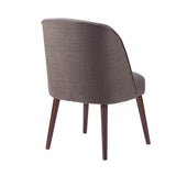 Madison Park Bexley Modern/Contemporary Rounded Back Dining Chair FPF18-0404 Charcoal