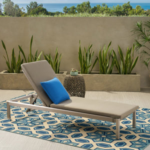 English Elm Christopher Knight Home® - 57592.00Cush Cape Coral Chaise Lounge Cushion In Khaki – Water-Resistant, Comfortable & Stylish N775P230096K