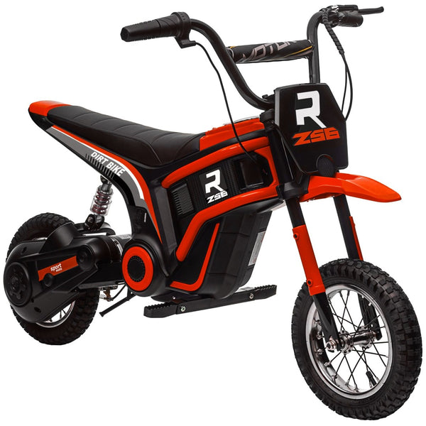 English Elm Aosom 12v Electric Kids Ride on Utv with Remote Control Suspension and Music System Red W2225P229308