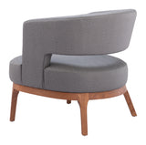 Penryn Accent Chair Slate Gray 110112 Zuo Modern