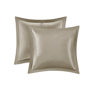 JLA Home Madison Park Essentials - 24 Luxurious Jacquard Paisley 24-Piece Room in a Bag Set — Hypoallergenic Comforter, Curtains, Pillows, Sheets 90 L x 90 W x 1.5H MPE10-977