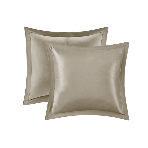 JLA Home Madison Park Essentials - 24 Luxurious Jacquard Paisley 24-Piece Room in a Bag Set — Hypoallergenic Comforter, Curtains, Pillows, Sheets 90 L x 90 W x 1.5H MPE10-977