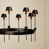 Coterie Bronze Chandelier