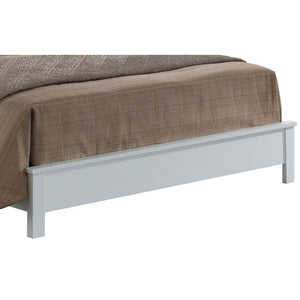 English Elm Elegant King-Sized Bed Frame - Timeless White Finish, Durable Design For Modern & Classic Bedrooms B078S00266