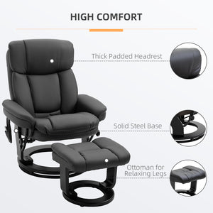 English Elm HOMCOM Electric Lift Recliner Chair with Remote Control, Supportive Foam & Pocket Storage for Seniors Black W2225P217949