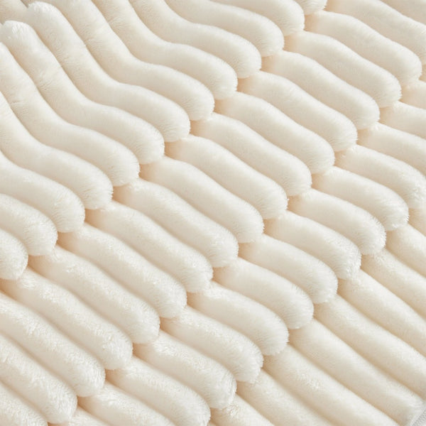 English Elm Slipcovered Modern 3-Seater Sofa - Plush Cream Corduroy With Deep Seating & Flexible Design Features W3041S00020-GIGA