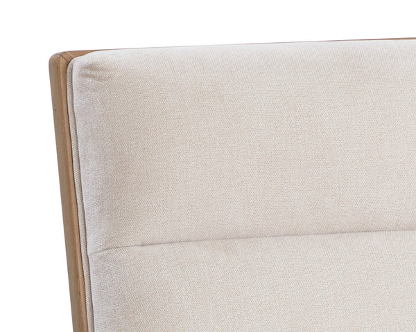 Sunpan Abilene Dining Chair Set of 2 - Coastal-Inspired Comfort with Rustic Oak Frame & Performance Fabric