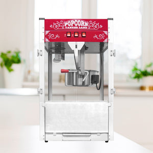 English Elm Commercial Popcorn Machine 16 Oz Steel Kettle Theater Style Countertop Popper 80 Cup Red W2841P218153