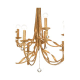 Reed 10 Light Chandelier Gold 67459-WILDWOOD Wildwood