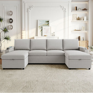 English Elm Swivel Barrel Accent Chair Chenille Tufted Round Club Seat for Living Room Lounge Grey N719S002190E