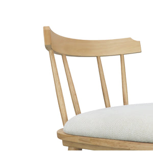 English Elm Christopher Knight Home® - Olivia Set Of 4 Windsor-Style Indoor Wooden Counter Stools With Beige Upholstery For Cozy Charm N775P346246N-S4