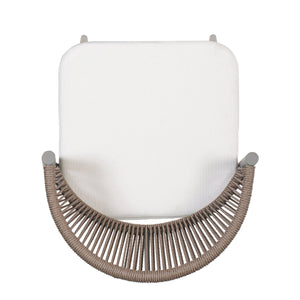 English Elm Christopher Knight Home® - Outdoor 26" Height Metal Frame Counter Stools Set Of 2 With Rattan Backrest & Cushions, Matte Grey N772P245123G