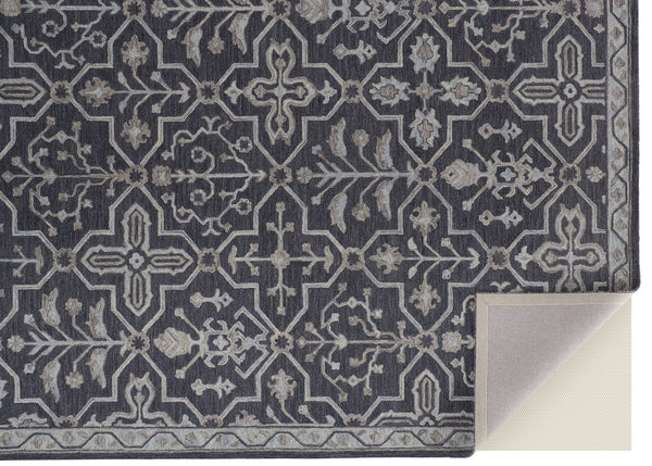 Feizy Rugs Fallon Hand-tufted Wool Rug - Rustic Tranquility With Calming Hues And Stylish Appeal For Your Home Blue,Gray Wool Fln8839fblu000p00