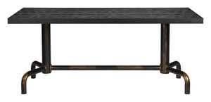 Neum Dining Table Black 110022 Zuo Modern