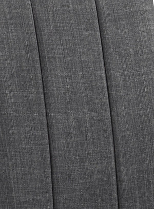 English Elm Kusa 5PC Dining Set with Engineered Stone Marble Top, Black Linen Chairs, Durable Bentwood Frame B2726P250499