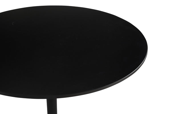 English Elm Round Round Dining Table 31.5" Black Tulip Design Modern Pedestal Table for Small Spaces, Seats 2-4 W2720P204035