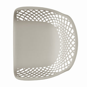 English Elm Poppy Outdoor Dining Chairs Set of 2 Diamond Mesh Geometric Modern Patio Seating Camel N776P414399C