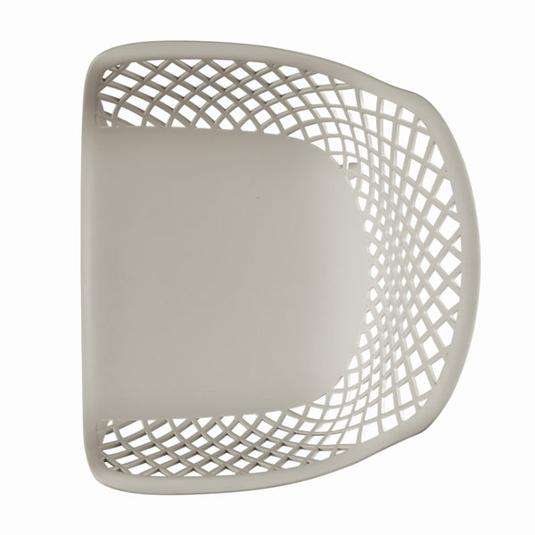 English Elm Poppy Outdoor Dining Chairs Set of 2 Diamond Mesh Geometric Modern Patio Seating Camel N776P414399C