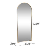 Christopher Knight Home® - Noble House - Chardean Contemporary Full Length Leaner Mirror, Brushed Brass