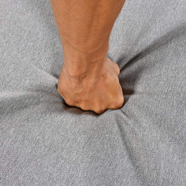 English Elm U-shaped outdoor sofa set with durable aluminum frame, polyspun cushions, high weight capacity and garden-ready style Grey WY000392AAE