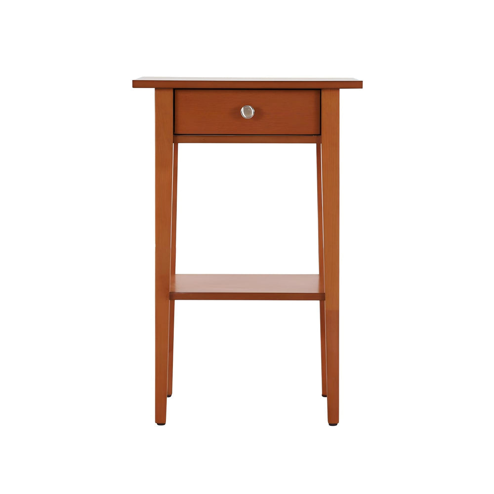 English Elm Stylish Oak Nightstand with 28"H x 18"W x 14"D Durable Particle Board Build and Warm Wood Finish Appeal Oak 4.13 L x 15.55 W x 33.07 H B078112076