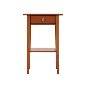 English Elm Stylish Oak Nightstand with 28"H x 18"W x 14"D Durable Particle Board Build and Warm Wood Finish Appeal Oak 4.13 L x 15.55 W x 33.07 H B078112076
