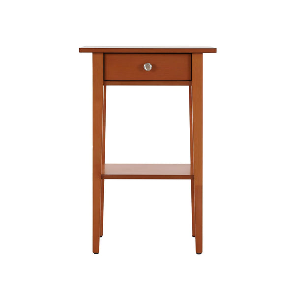 English Elm Stylish Oak Nightstand with 28"H x 18"W x 14"D Durable Particle Board Build and Warm Wood Finish Appeal Oak 4.13 L x 15.55 W x 33.07 H B078112076