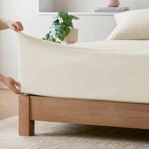 English Elm Cotton Blend Jersey Knit All Season Sheet Set For King Beds - Soft, Breathable, Cozy Comfort B035P294168