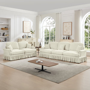 English Elm Classic Modular Sofa Set - Elegant 2-Piece Living Room Couch With Adaptable Styles & Comfort W3041S00236