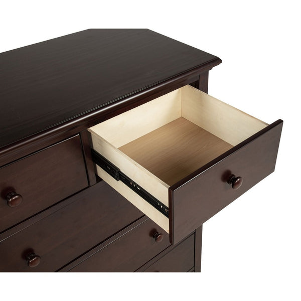 English Elm Anzio Six Drawer Chest Warm Wood Finish Bedroom Storage with Round Knob Hardware Cappuccino B062P451785