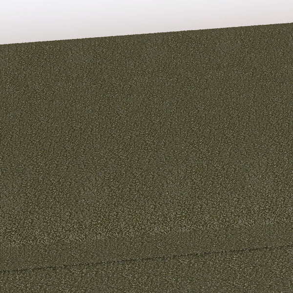 English Elm Teddy plush storage stool with hidden compartment, compact velvet bench for apartment, living room, bedroom conveniences Green W487P205944