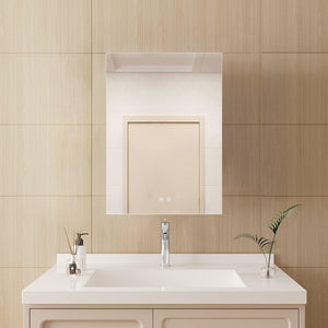 English Elm Vellum Frameless Led Backlit Bathroom Vanity Mirror with Defogger and Touch Control B2731P478335