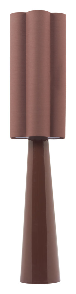 Zuo Modern Violet Floor Lamp In Brown - Modern Design, High-quality Pvc & Steel, Chic Addition For Any Room Brown Pvc,Steel 56176-zuo-modern