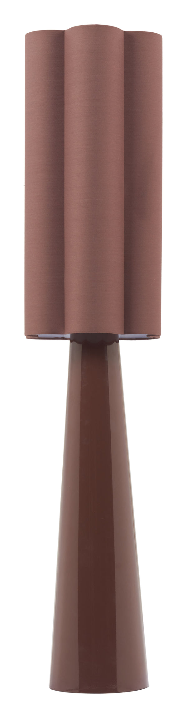Zuo Modern Violet Floor Lamp In Brown - Modern Design, High-quality Pvc & Steel, Chic Addition For Any Room Brown Pvc,Steel 56176-zuo-modern