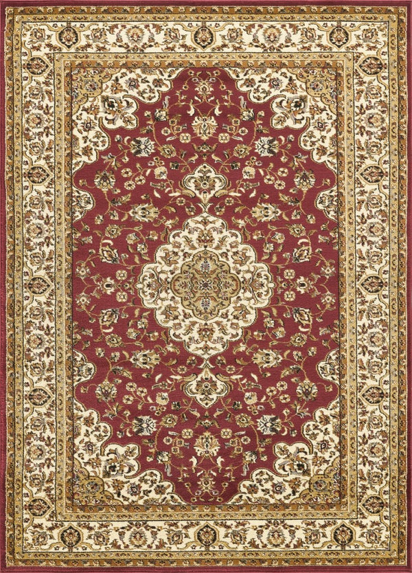English Elm Classic Medallion Traditional Area Rug Low Pile Living Room Dining Space Accent B186P452235
