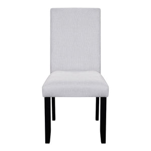 English Elm Modern Tufted Dining Chairs Set of 4 Linen Upholstered with Rubberwood Legs Beige N752P245708A