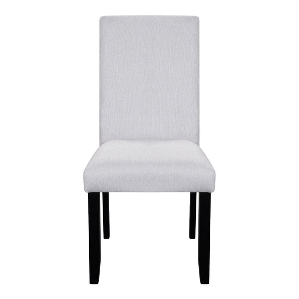 English Elm Modern Tufted Dining Chairs Set of 4 Linen Upholstered with Rubberwood Legs Beige N752P245708A