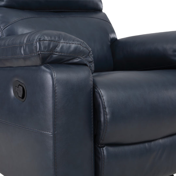 OSP Home Furnishings Bryson Recliner  Navy