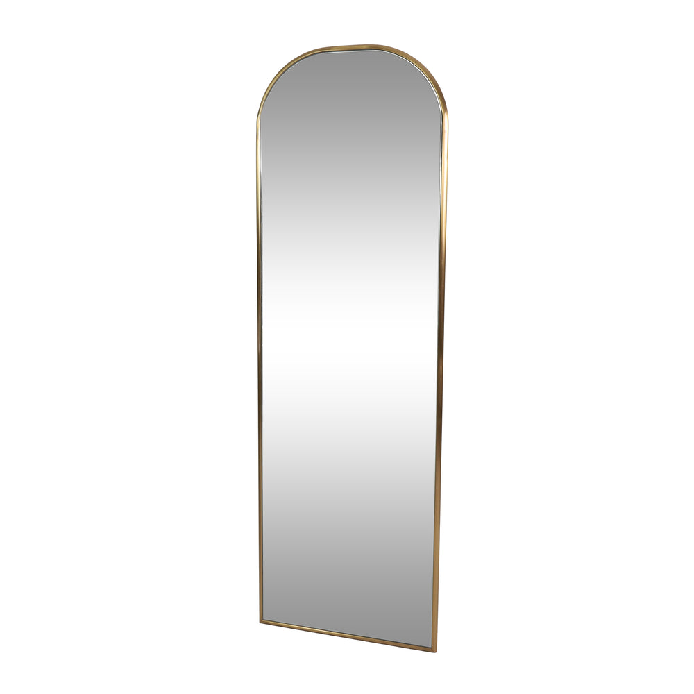 English Elm Christopher Knight Home® - LENGTH Mirror Antique Brass Full-Length Wall Mirror 78x30.5 MDF Frame Vintage Brass Finish Reflective Elegance 69701.00
