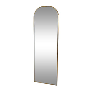 English Elm Christopher Knight Home® - LENGTH Mirror Antique Brass Full-Length Wall Mirror 78x30.5 MDF Frame Vintage Brass Finish Reflective Elegance 69701.00