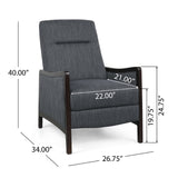 Christopher Knight Home® - Noble House - Veatch Contemporary Upholstered Pushback Recliner