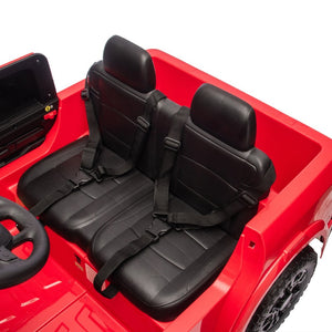 English Elm 24v Dodge Ram 2500 Licensed Kids Electric Truck Two Seat Ride on with Remote W1578P305907