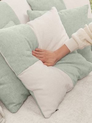 English Elm Oversized Round Accent Barrel Chair with Ottoman, Cloud-Like Chenille Comfort, No-Sag Support, Extra-Spacious Seating Beige W1170P283146