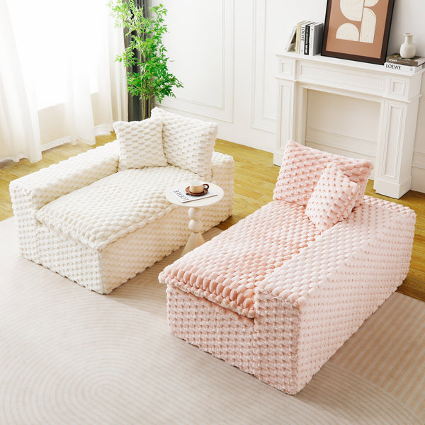 English Elm Luxury Color-Block Turtle Velvet Sofa - Modular Comfort For Stylish Living Rooms & Cozy Gatherings W3371S00047