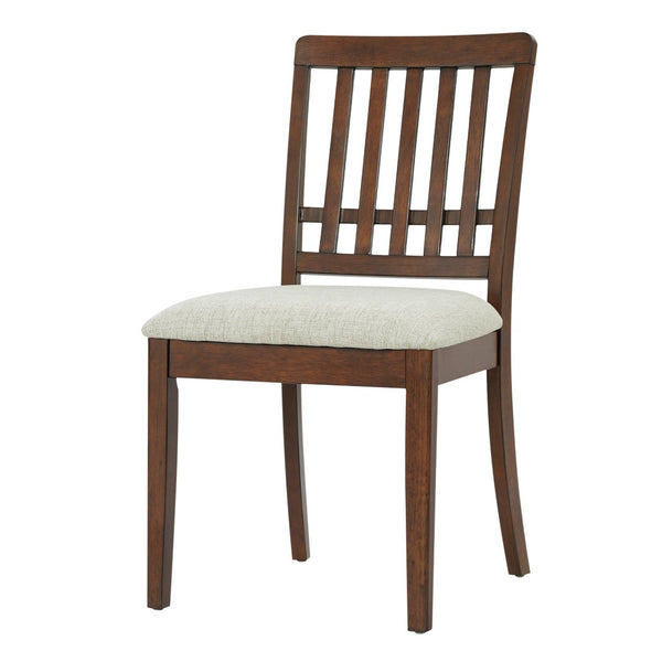 English Elm 3-piece Folding Round Dining Set with Upholstered Chairs for Compact Apartment Spaces N752S000618D