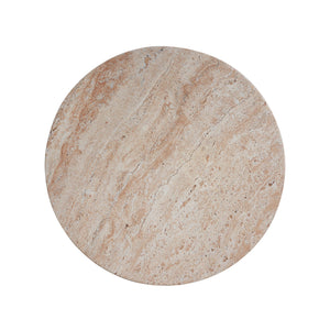 English Elm Christopher Knight Home® - Outdoor/Indoor Lightweight Concrete Side Table - Elegant Travertine Finish For Versatile Use N773P253806Z