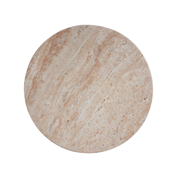 English Elm Christopher Knight Home® - Outdoor/Indoor Lightweight Concrete Side Table - Elegant Travertine Finish For Versatile Use N773P253806Z