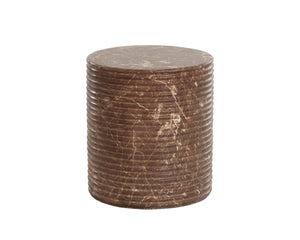 Sunpan Riva Stool - Stunning Hand-finished Concrete Design With Brown And Beige Marble Effect For Style Brown Concrete 111919
